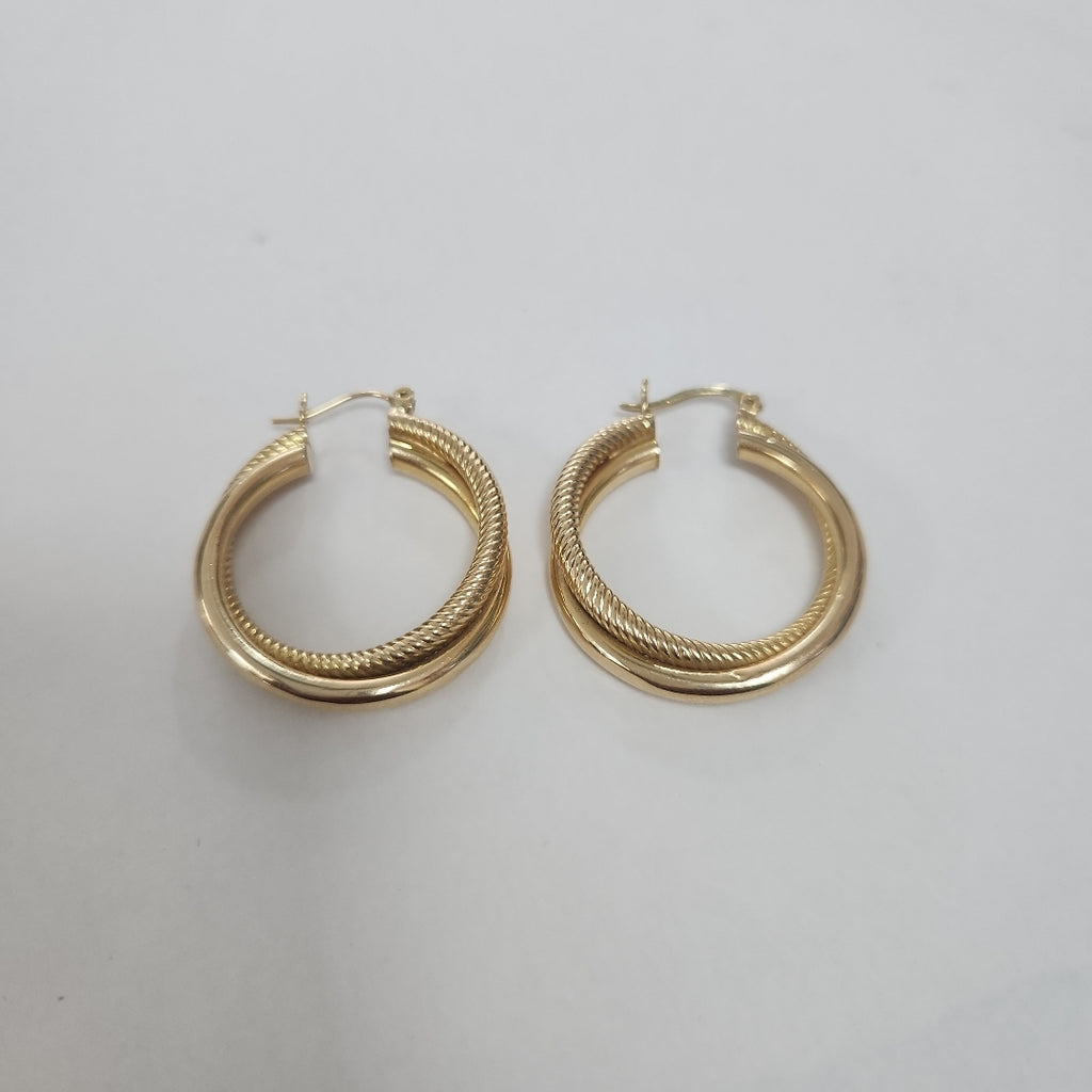 ARRACADAS PAR ORO 14 K 5.6 GRMS (SEMINUEVO)