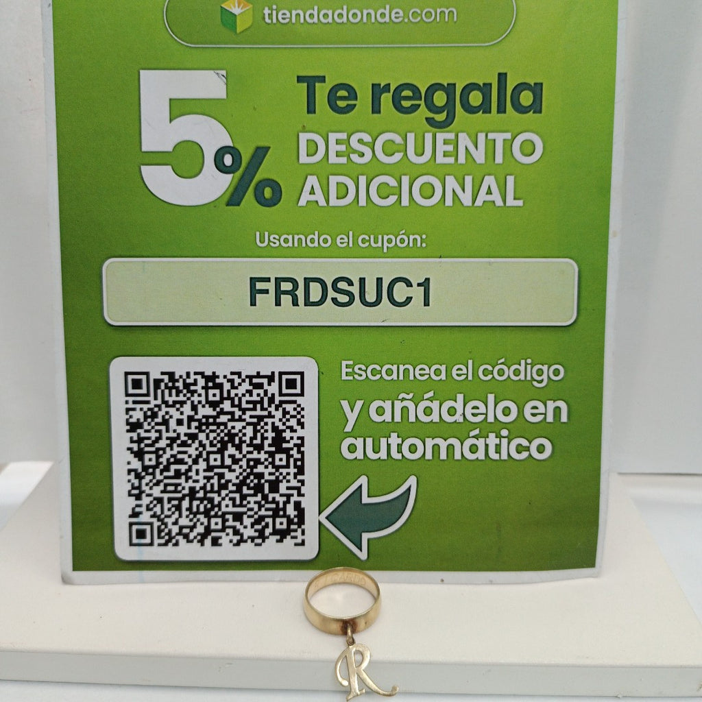 ARGOLLA, DIJE ORO 14 K 2.8 GRMS (SEMINUEVO)