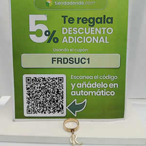 ARGOLLA, DIJE ORO 14 K 2.8 GRMS (SEMINUEVO)
