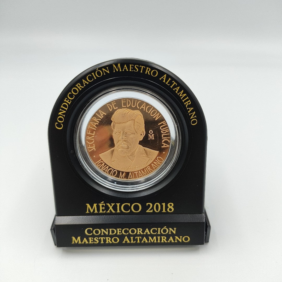 MEDALLA CONMEMORATIVA ORO 21 K 41,90 GRMS (SEMINUEVO)