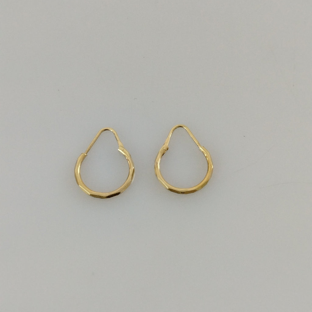 ARETES PAR ORO 14 K 1,00 GRMS (SEMINUEVO)