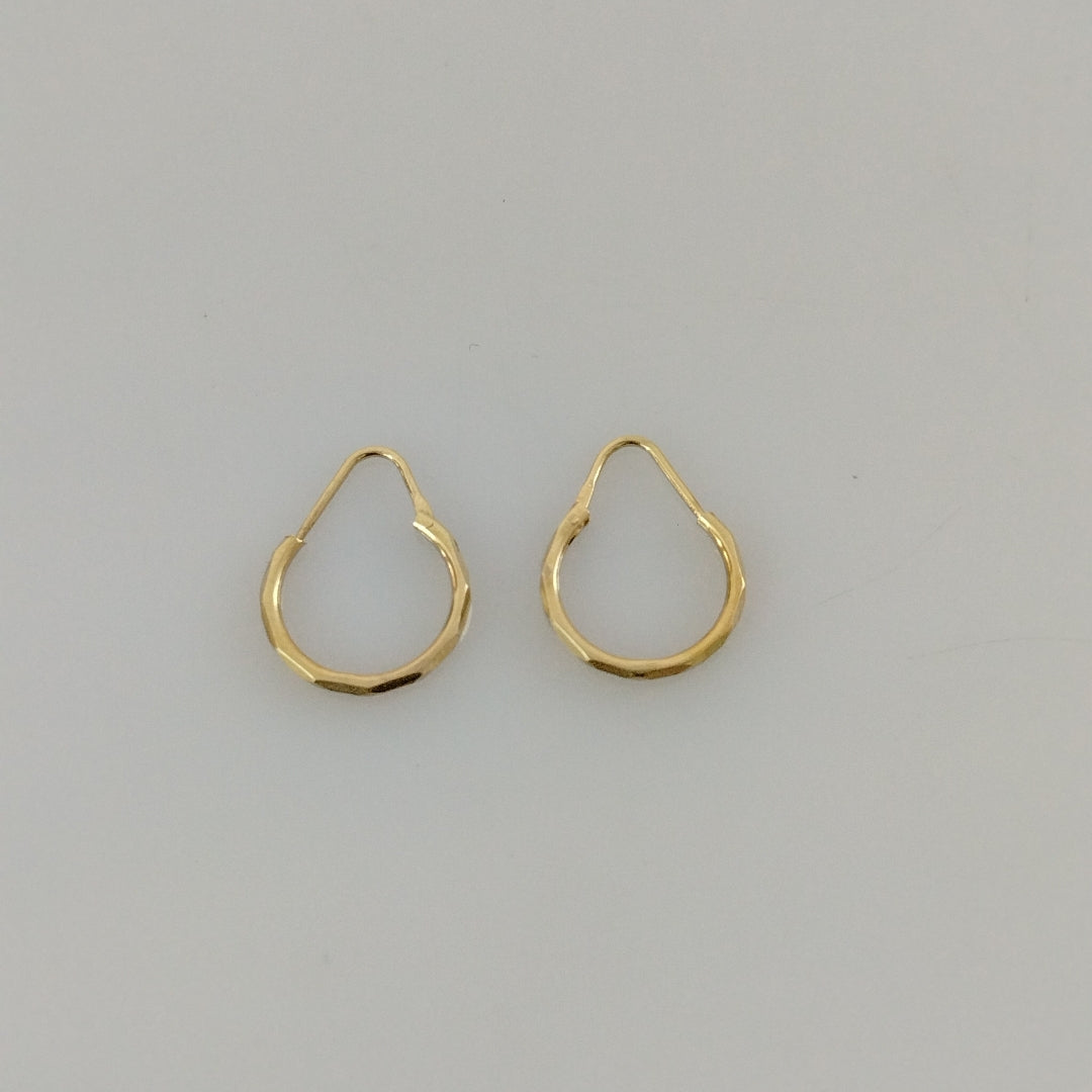 ARETES PAR ORO 14 K 1,00 GRMS (SEMINUEVO)