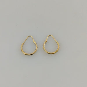 ARETES PAR ORO 14 K 1,00 GRMS (SEMINUEVO)