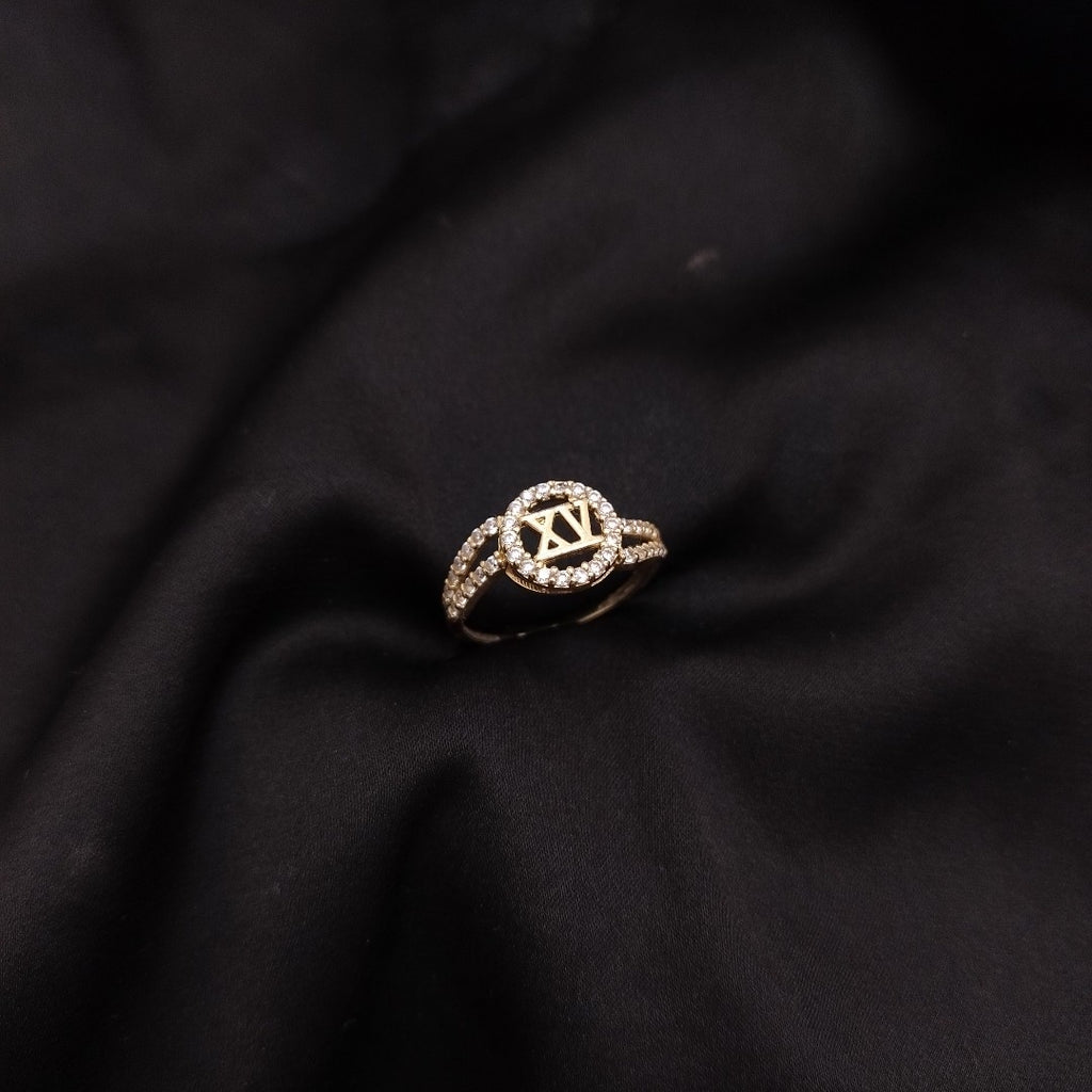 ANILLO CONMEMORATIVO ORO 10 K 1,40 GRMS (SEMINUEVO)