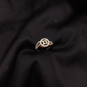 ANILLO CONMEMORATIVO ORO 10 K 1,40 GRMS (SEMINUEVO)