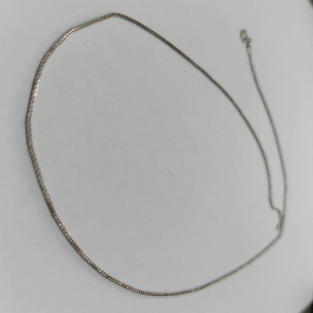 GARGANTILLA ORO BLANCO 14 K 2,00 GRMS (SEMINUEVO)