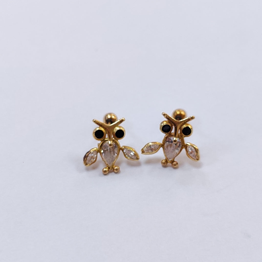 BROQUELES PAR ORO 14 K 0,90 GRMS (SEMINUEVO)