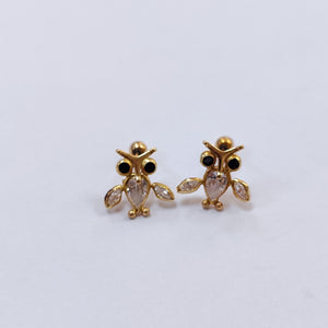 BROQUELES PAR ORO 14 K 0,90 GRMS (SEMINUEVO)