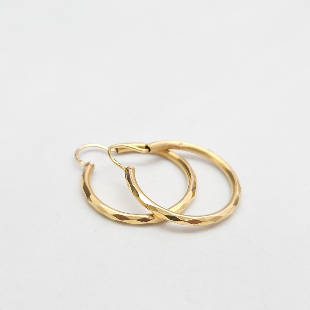 ARRACADAS PAR ORO 14 K 3.5 GRMS (SEMINUEVO)
