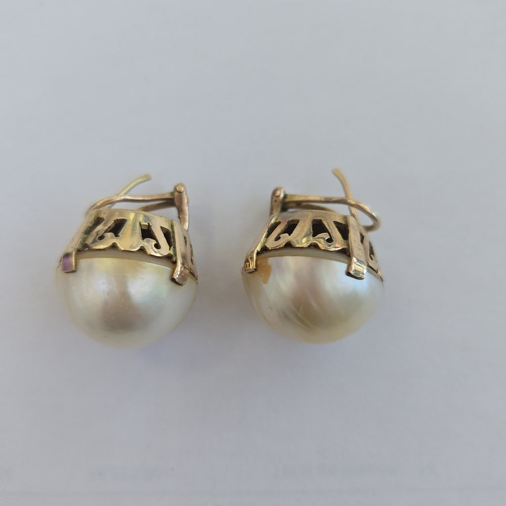 ARETES PAR ORO 8 K 14,70 GRMS (SEMINUEVO)