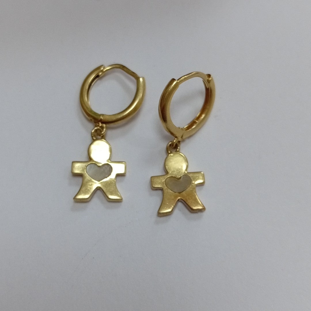 ARRACADAS PAR ORO 10 K 1,80 GRMS (SEMINUEVO)