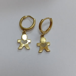 ARRACADAS PAR ORO 10 K 1,80 GRMS (SEMINUEVO)