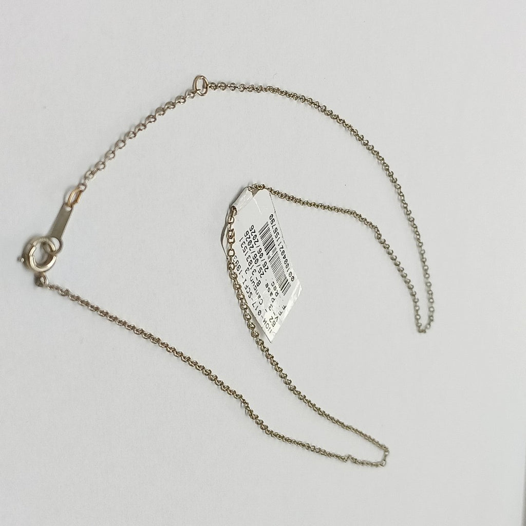 GARGANTILLA ORO BLANCO 10 K 1,80 GRMS (SEMINUEVO)