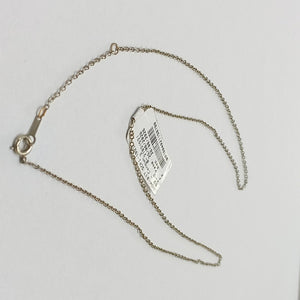 GARGANTILLA ORO BLANCO 10 K 1,80 GRMS (SEMINUEVO)