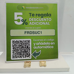 ARETES PAR ORO 14 K 4.5 GRMS (SEMINUEVO)