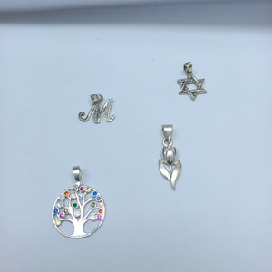 DIJE, ESCLAVA, PULSERA PLATA 36.6 GRMS (SEMINUEVO)
