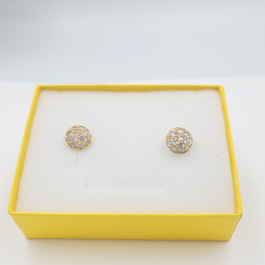 BROQUELES PAR ORO 14 K 3,20 GRMS (SEMINUEVO)