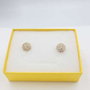 BROQUELES PAR ORO 14 K 3,20 GRMS (SEMINUEVO)