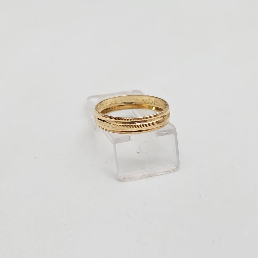 ARGOLLA ORO 14 K 1.1 GRMS (SEMINUEVO)