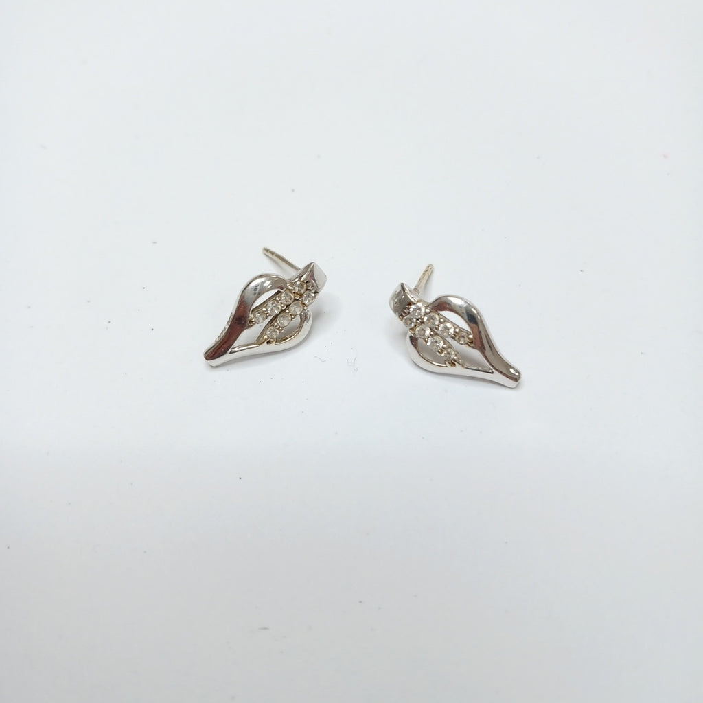 BROQUELES PAR ORO BLANCO 14 K 1.6 GRMS (SEMINUEVO)