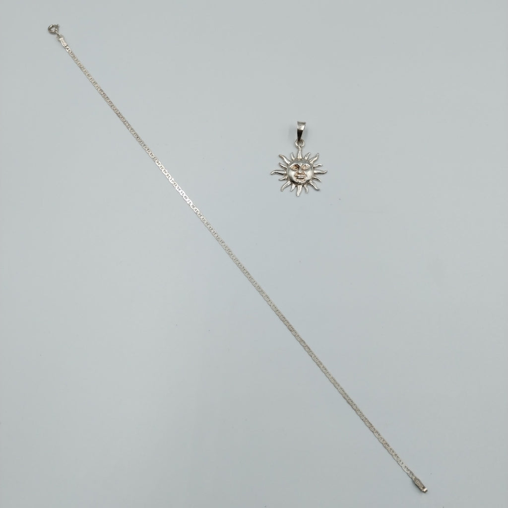 DIJE, PULSERA PLATA 4.5 GRMS (SEMINUEVO)