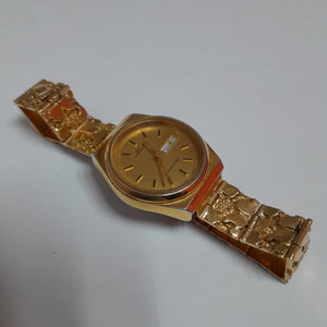 RELOJ CAJA ACERO PULSO ORO ORO 18 K 49 GRMS (SEMINUEVO)