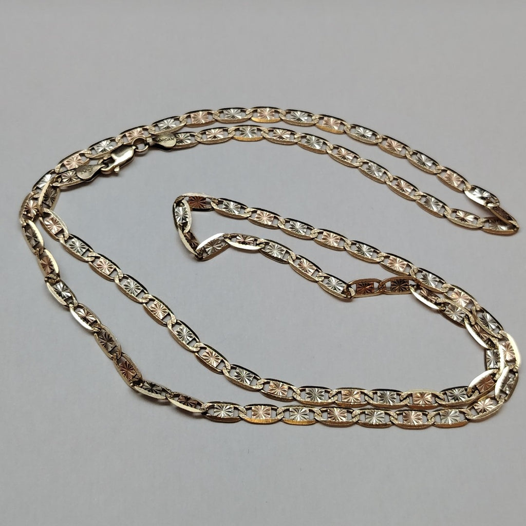 CADENA ORO COMBINADO 14 K 14,50 GRMS (SEMINUEVO)