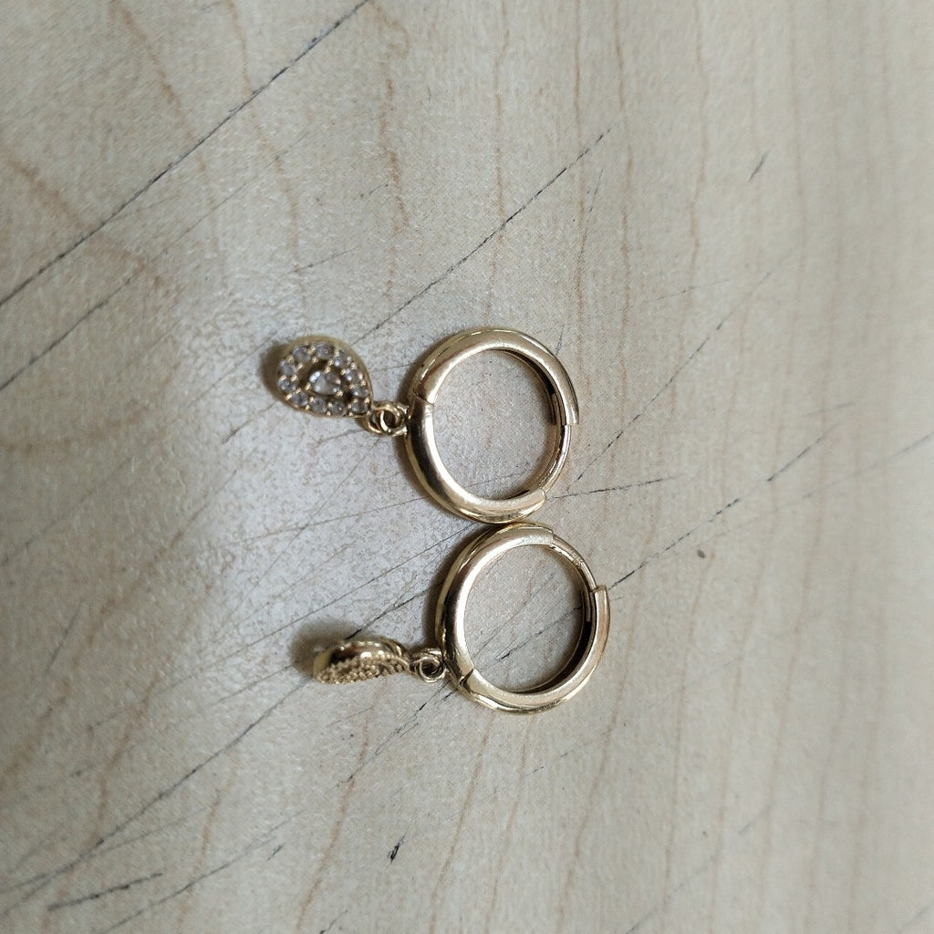 ARETES PAR ORO 14 K 2.1 GRMS (SEMINUEVO)