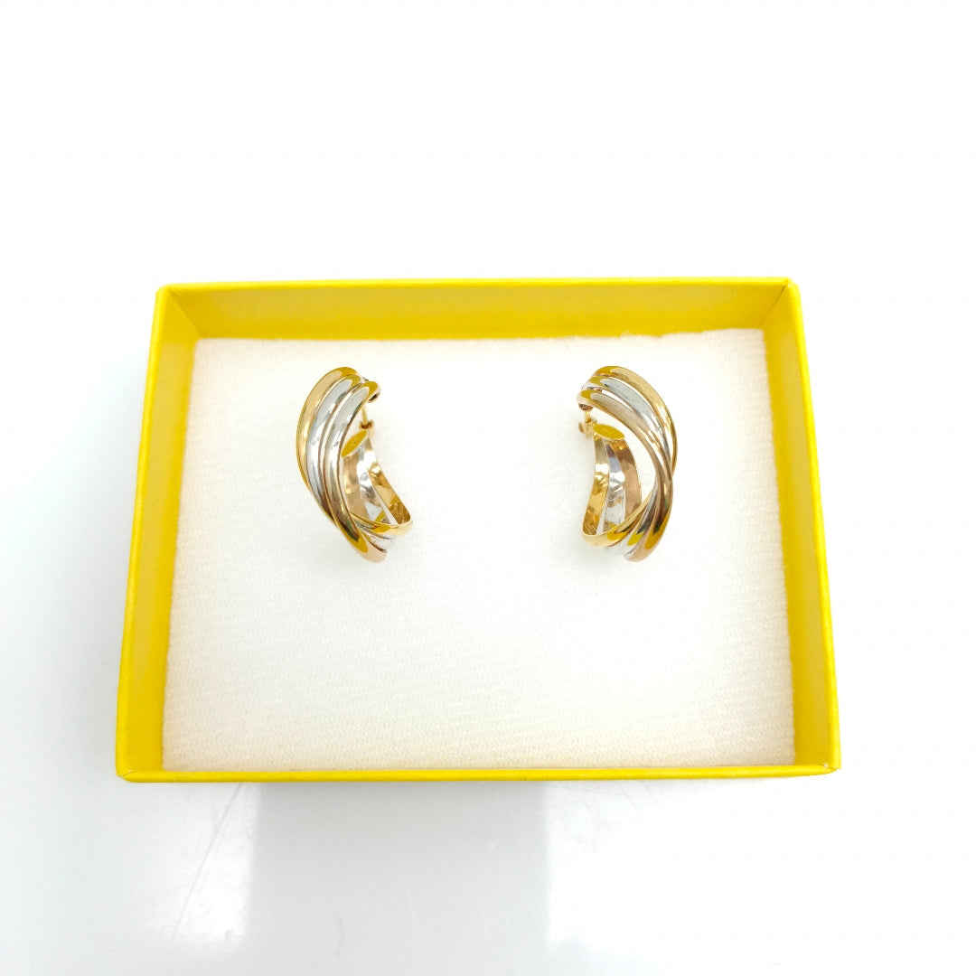 ARRACADAS PAR ORO 10 K 3,80 GRMS (SEMINUEVO)