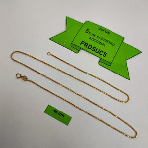 CADENA ORO 14 K 3 GRMS (SEMINUEVO)