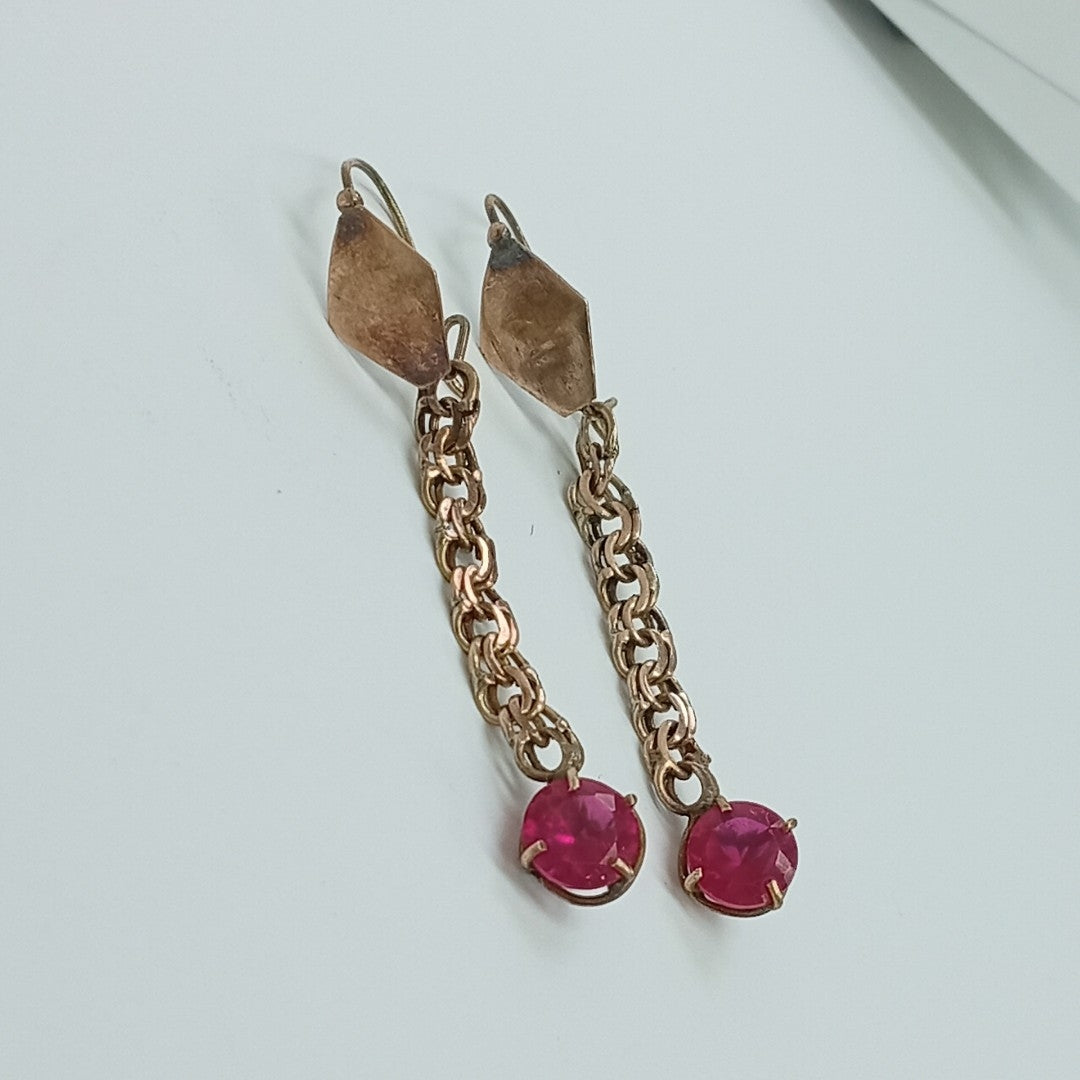 ARETES PAR ORO 8 K 3.8 GRMS (SEMINUEVO)