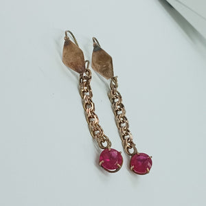 ARETES PAR ORO 8 K 3.8 GRMS (SEMINUEVO)