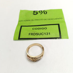 ANILLITO ORO,ORO COMBINADO 14 K 3,70 GRMS (SEMINUEVO)