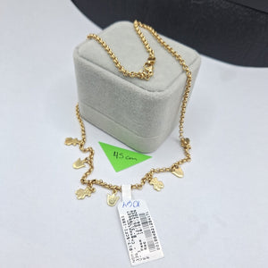 GARGANTILLA ORO 14 K 7.4 GRMS (SEMINUEVO)