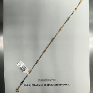PULSERA ORO COMBINADO 10 K 8,00 GRMS (SEMINUEVO)
