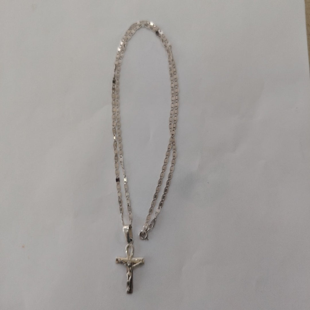 CADENA, CRUCIFIJO PLATA 8.3 GRMS (SEMINUEVO)