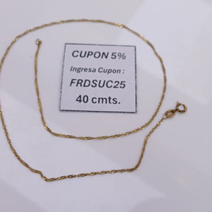 CADENA ORO 10 K 1,50 GRMS (SEMINUEVO)