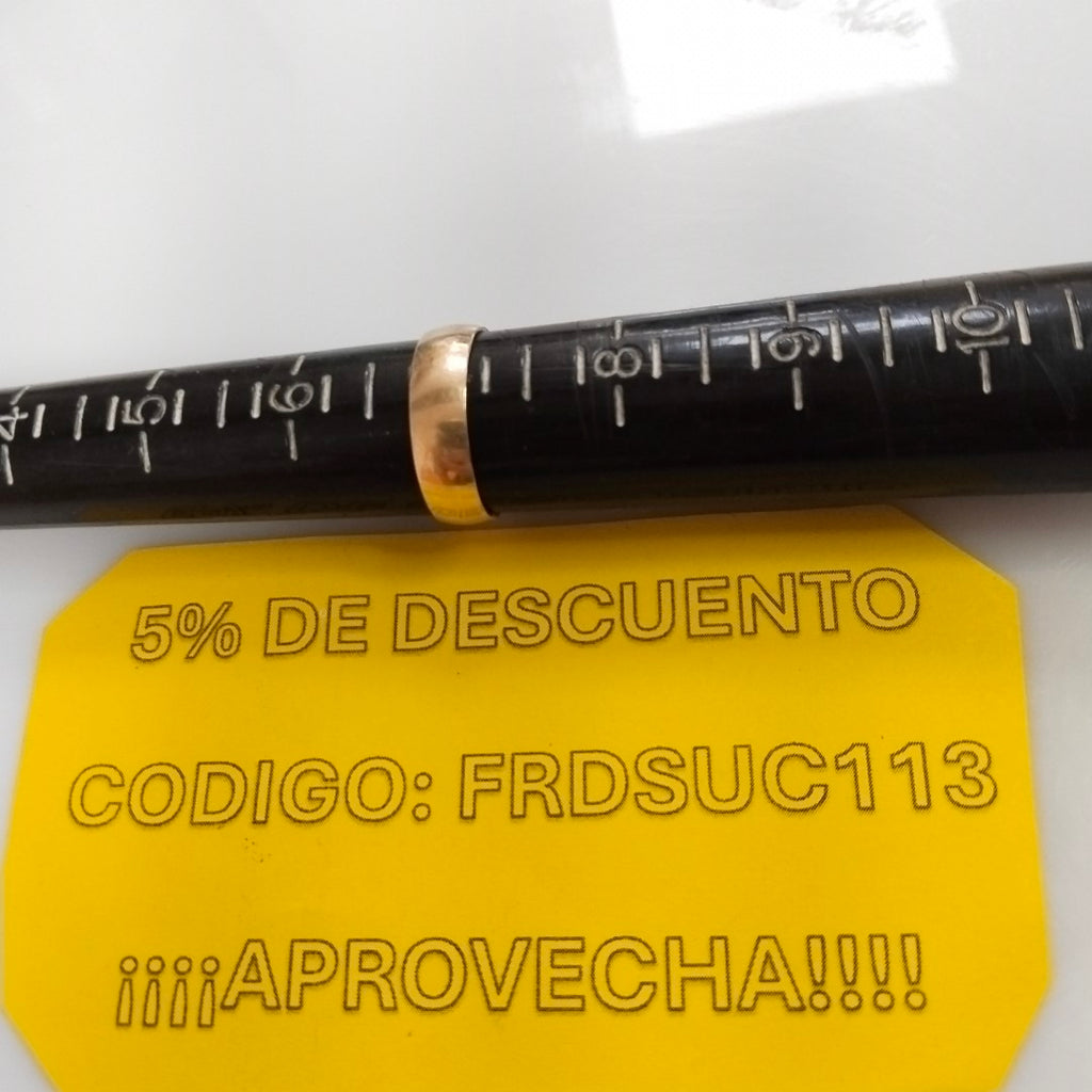 ARGOLLA ORO 10 K 2 GRMS (SEMINUEVO)