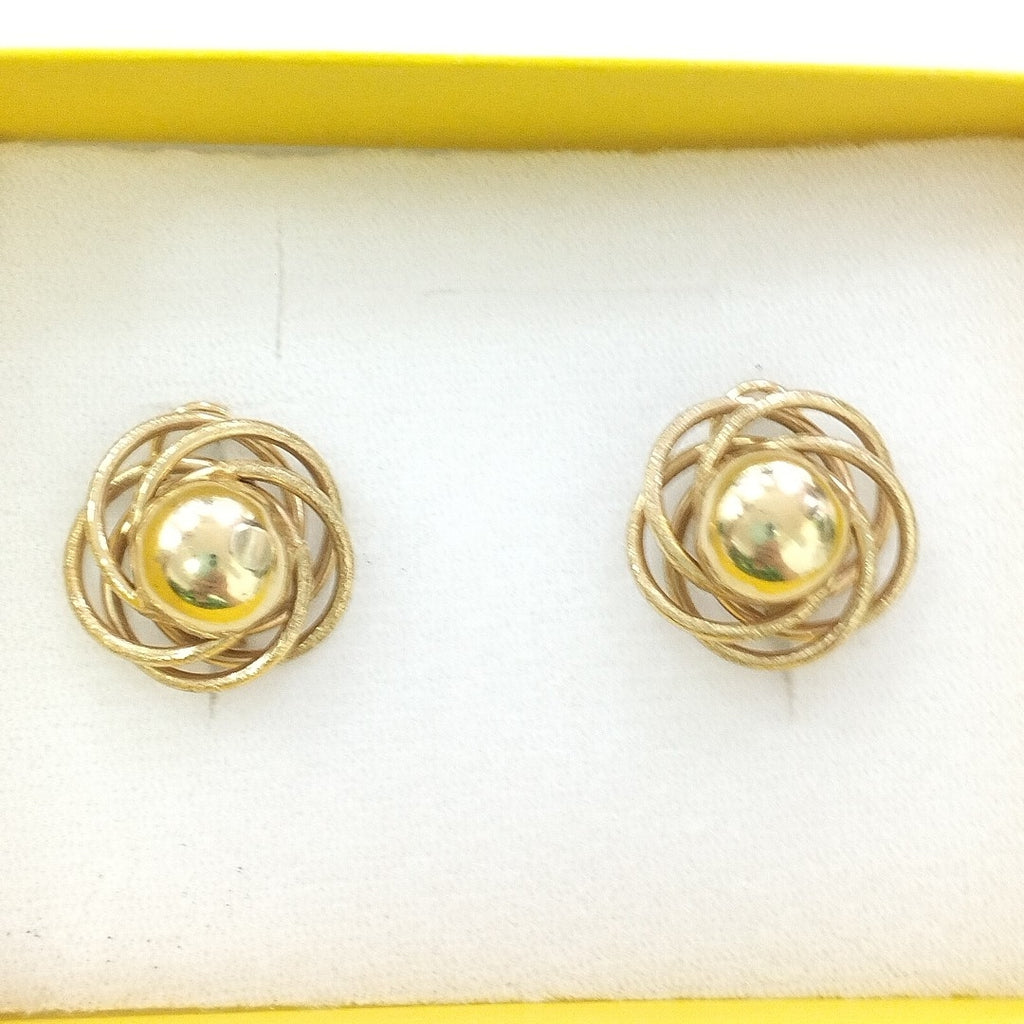 ARETES PAR ORO 14 K 6.4 GRMS (SEMINUEVO)