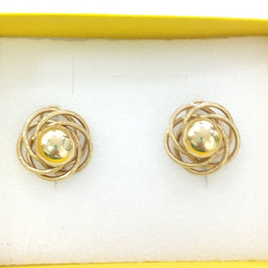 ARETES PAR ORO 14 K 6.4 GRMS (SEMINUEVO)