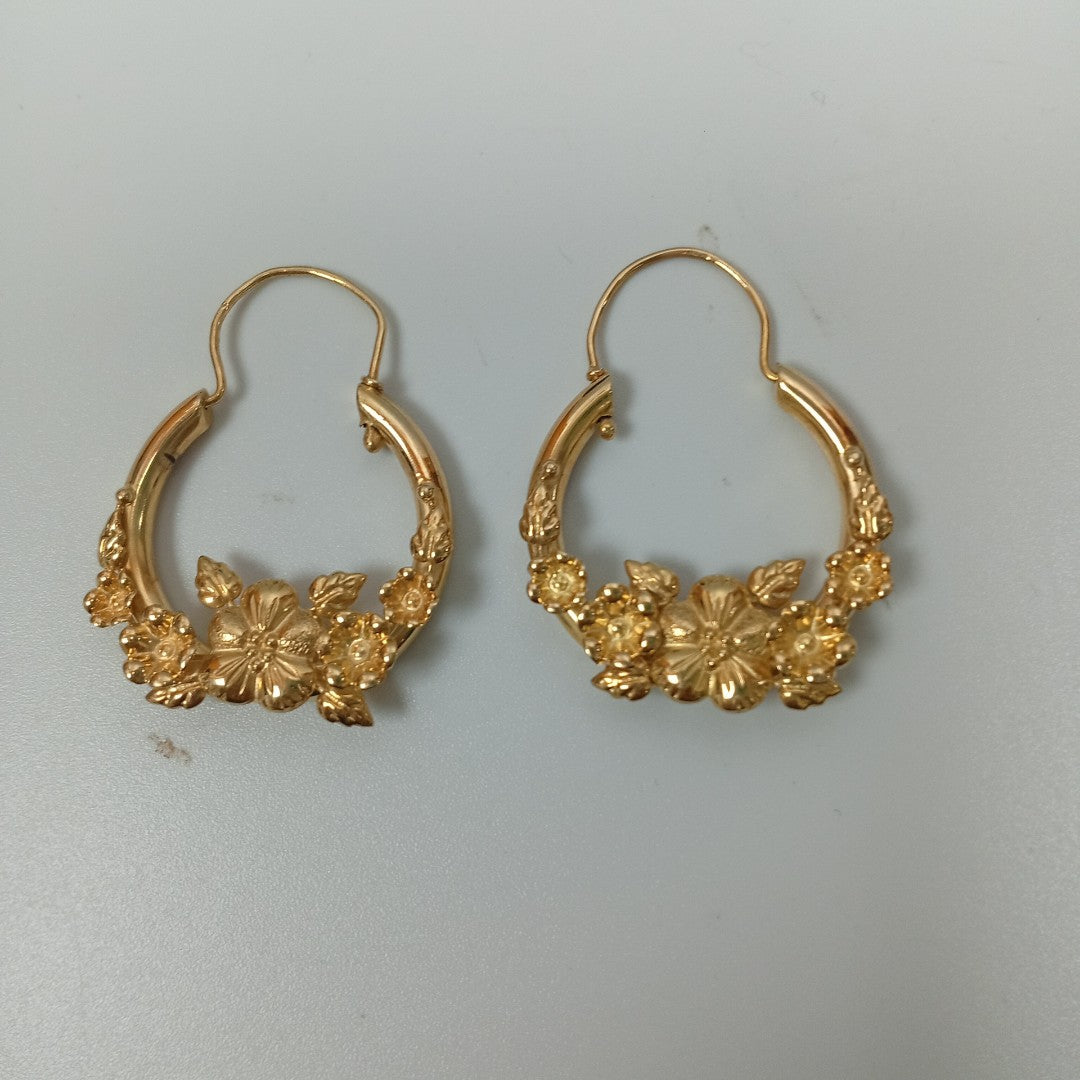 ARETES PAR ORO 18 K 4,90 GRMS (SEMINUEVO)