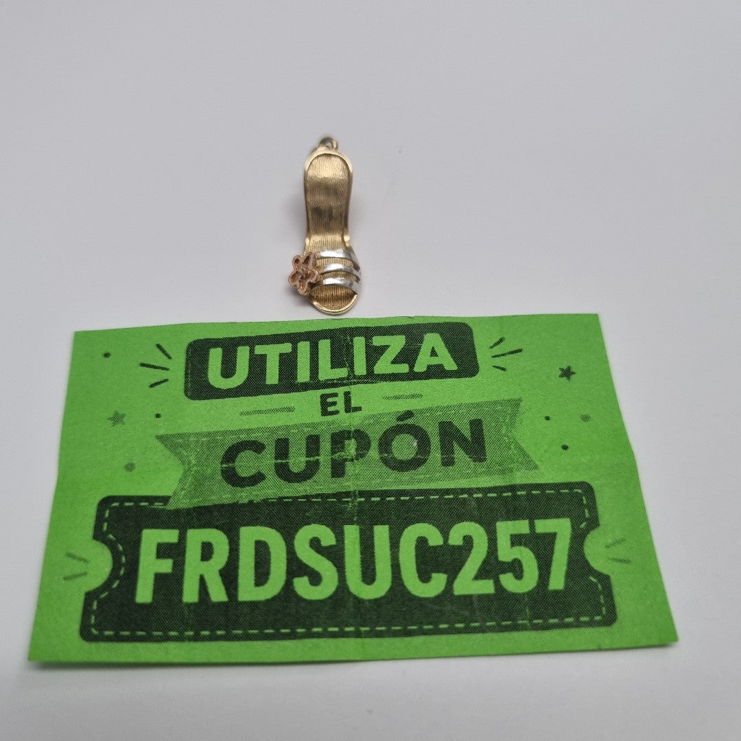 DIJE ORO,ORO COMBINADO 10 K 1,40 GRMS (SEMINUEVO)