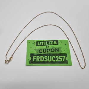 CADENA ORO 10 K 0,90 GRMS (SEMINUEVO)