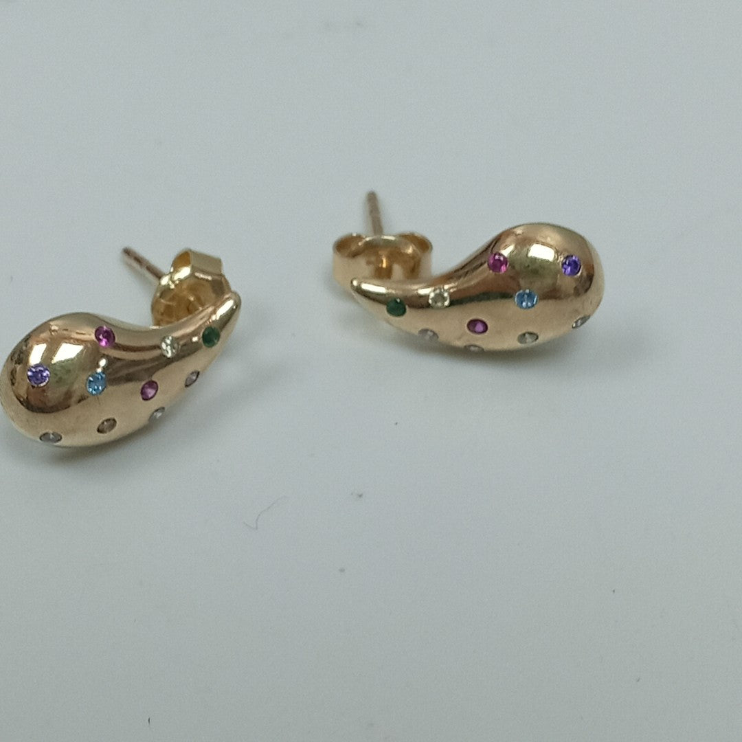 BROQUELES PAR ORO 10 K 1.8 GRMS (SEMINUEVO)