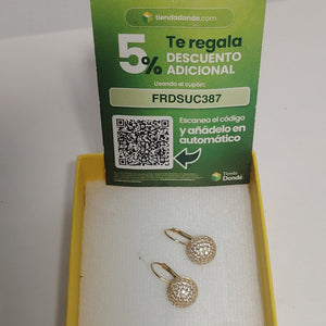 ARETES PAR ORO 14 K 3.6 GRMS (SEMINUEVO)