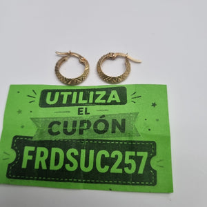 ARRACADAS PAR ORO 10 K 1,70 GRMS (SEMINUEVO)