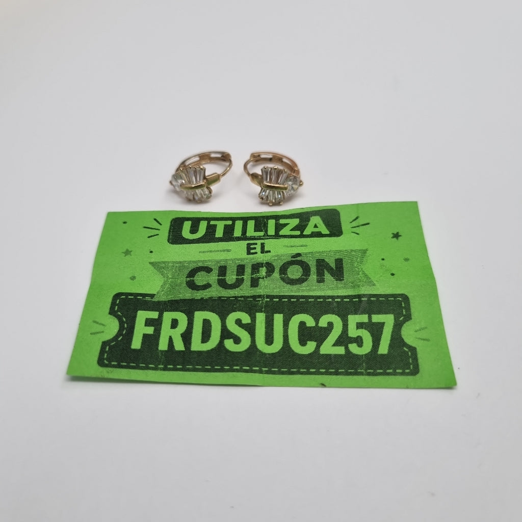 ARRACADAS PAR ORO 14 K 2,00 GRMS (SEMINUEVO)
