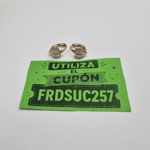 ARRACADAS PAR ORO 14 K 2,00 GRMS (SEMINUEVO)