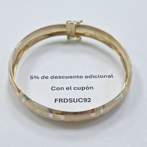 PULSERA RIGIDA ORO 10 K 7.3 GRMS (SEMINUEVO)