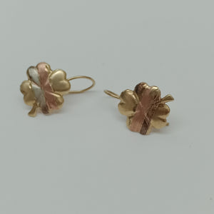 ARETES PAR ORO 10 K 1,20 GRMS (SEMINUEVO)
